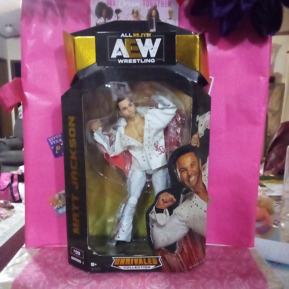 2020 AEW Series 1 Matt Jackson #3 Unrivaled Young Bucks Figure NIB